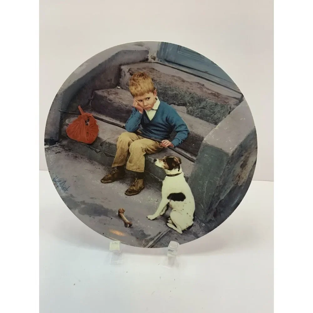 1984 Hjemme er Bedst Home is Best Bing & Grondahl Collector‎ Plate w/Box